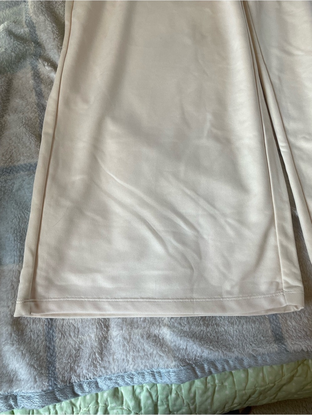HALARA Cream Strapless Cargo Jumpsuit with Drawstring Waist - Picture 2 of 6